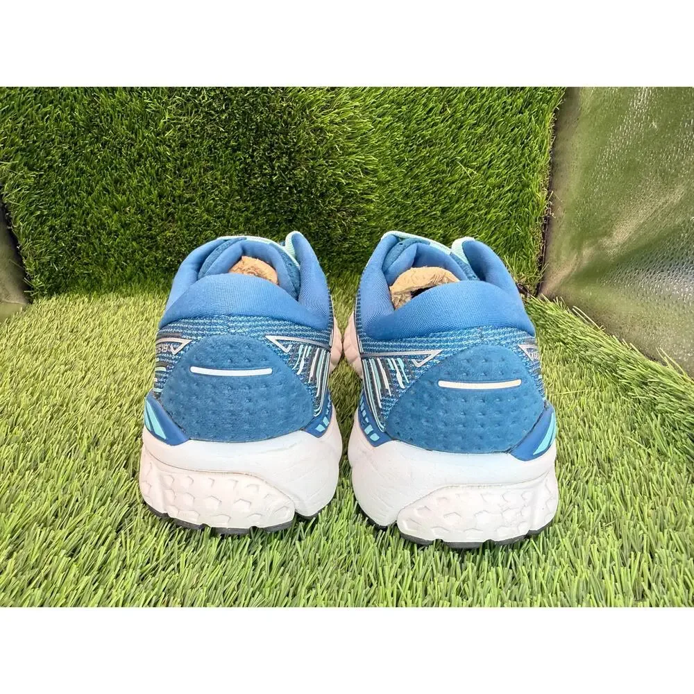 Brooks Adrenaline GTS 19 1202841B417 Athletic Sneaker Women's 9.5B Blue Mesh Gym